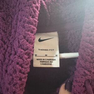 Nike Women’s Therma-FIT purple Sherpa Jacket